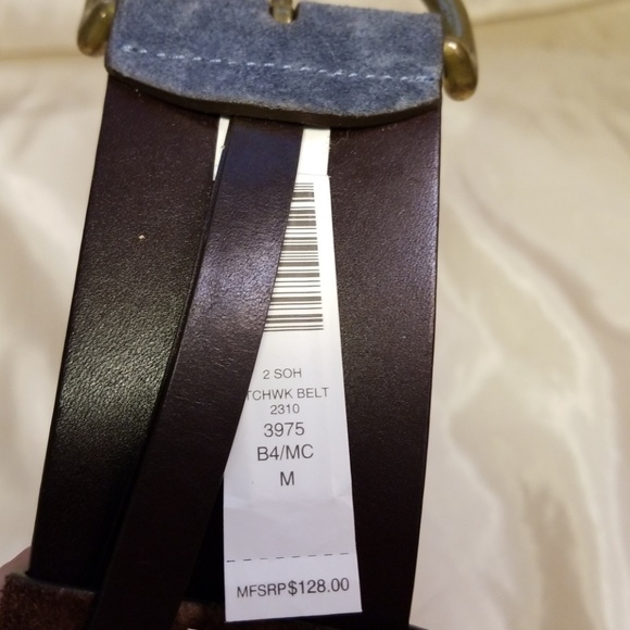 Multicolored COACH leather belt - Picture 7 of 8